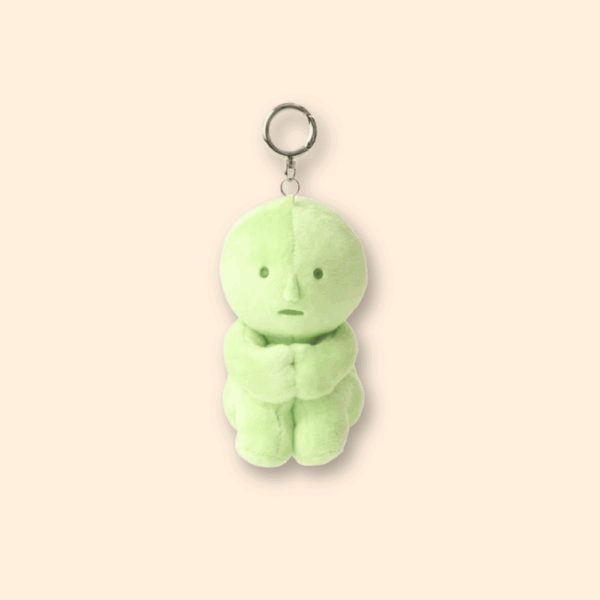 Smiski Plush Keychain Hugging Knees